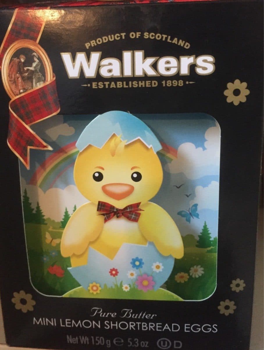 Walkers Mini Lemon Shortbread Eggs packshot
