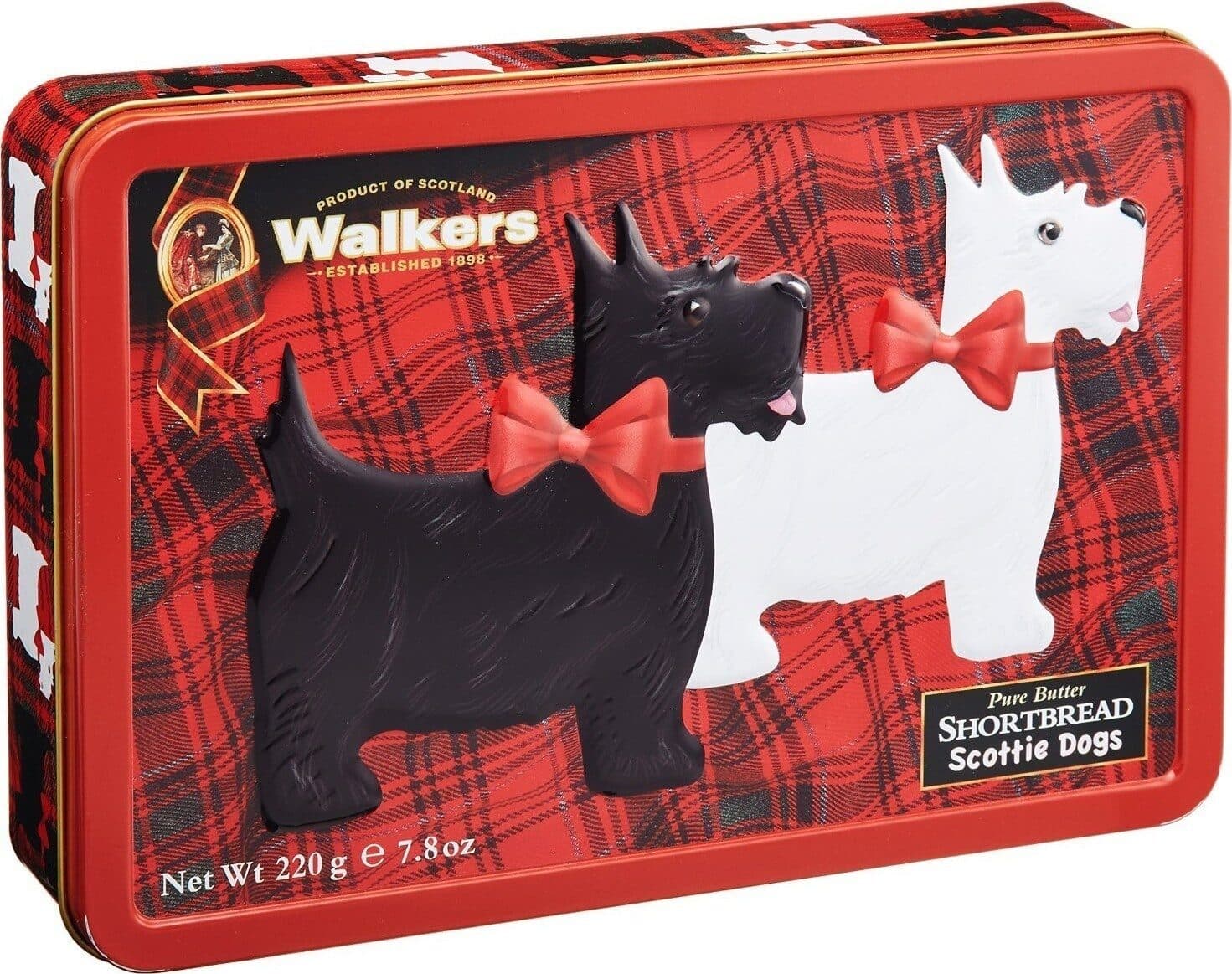 Walkers Walker scotty dog ??square cans packshot