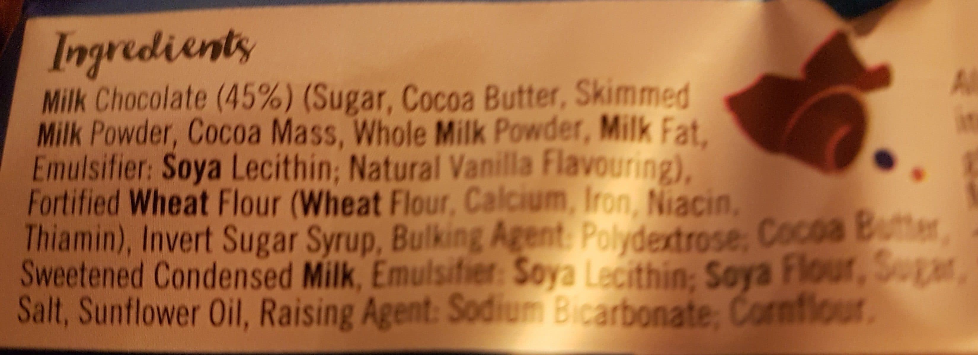 Weight Watchers 5 Chewy Caramel Wafers packshot