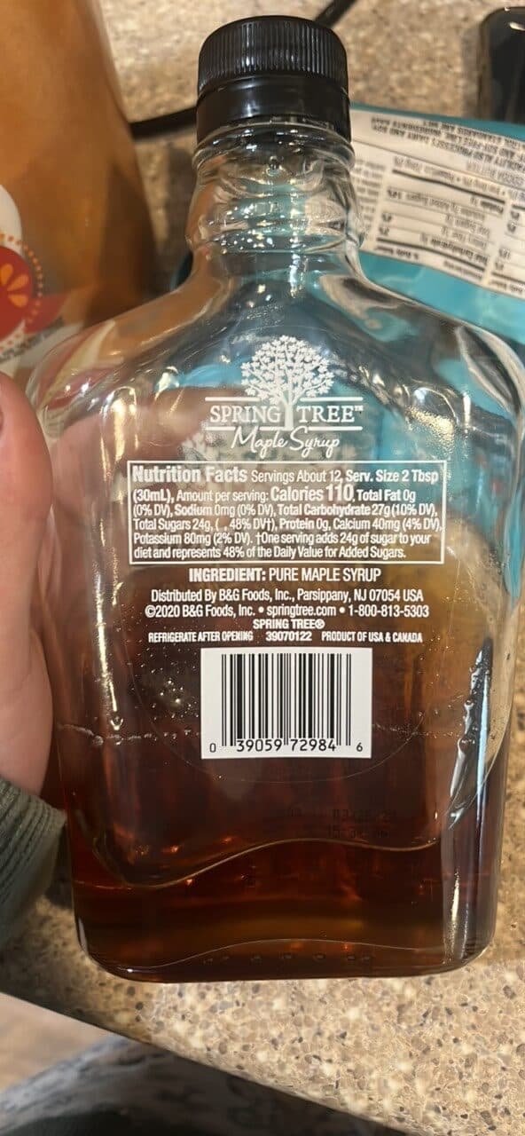 Spring Tree Maple Syrup packshot