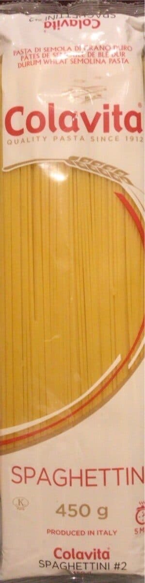 Open Food Facts Spaghettini packshot