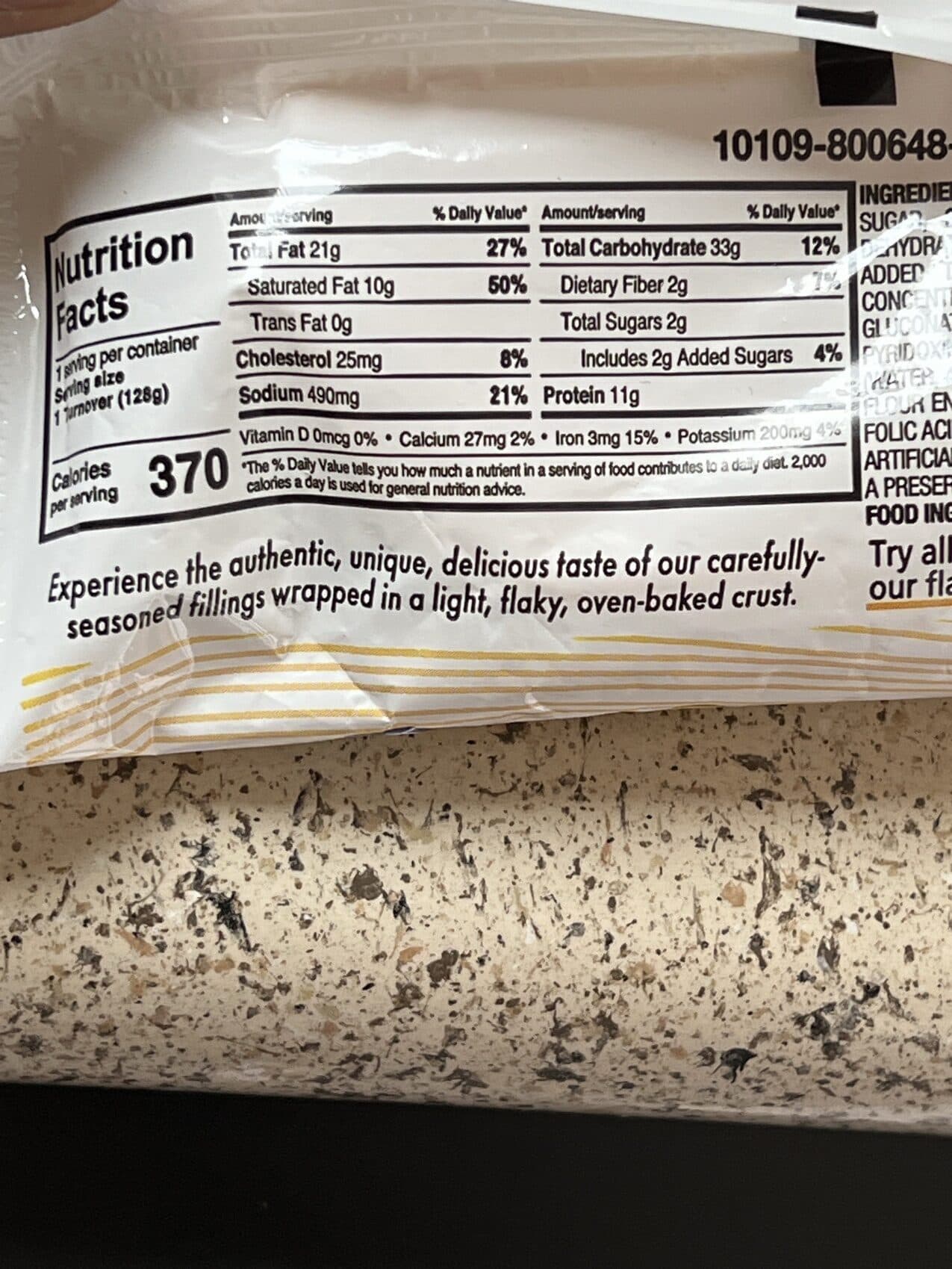 Global Delights Jamaican Style Beef Turnover packshot