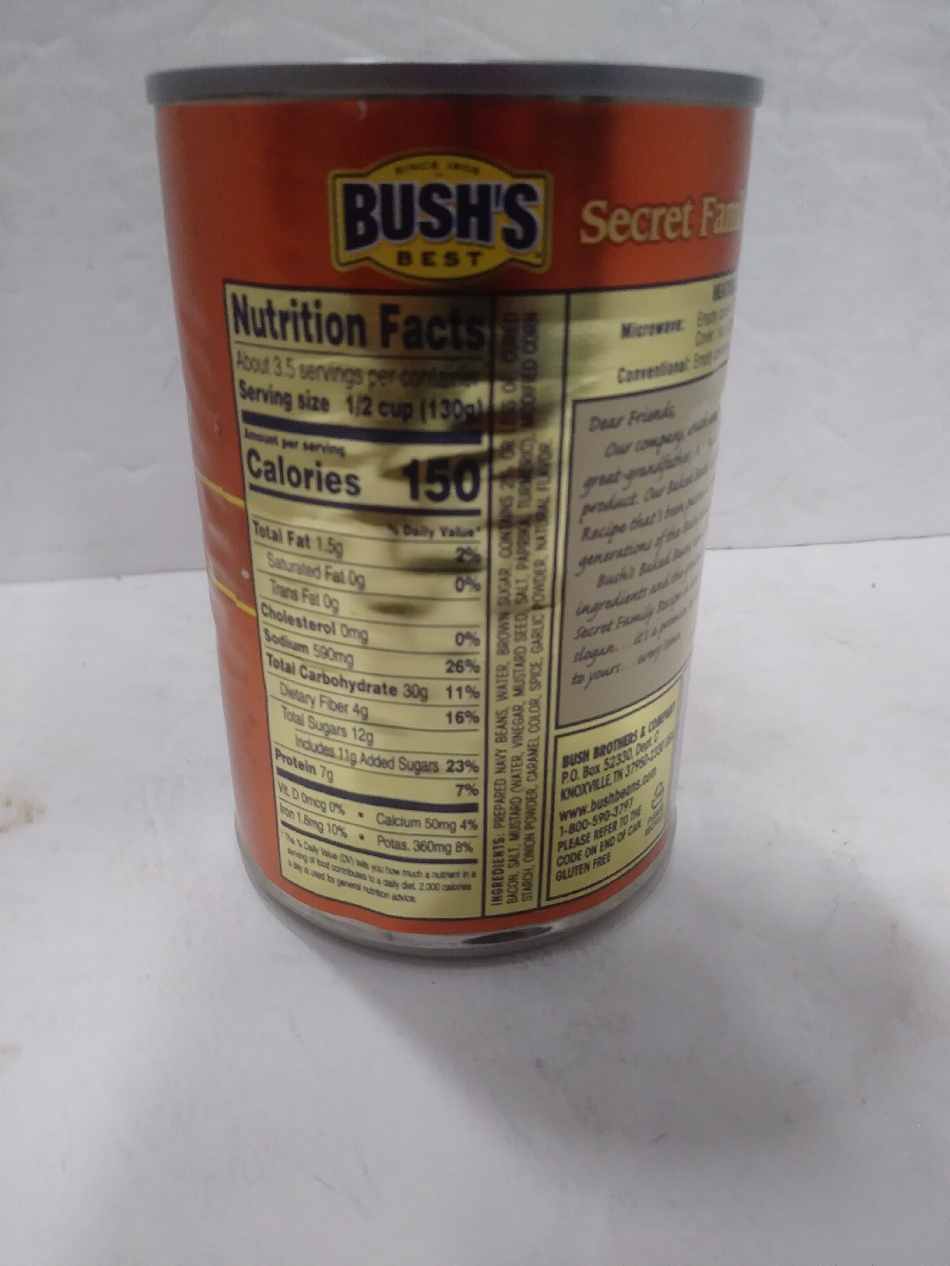 Bush's Best Original Baked Beans packshot