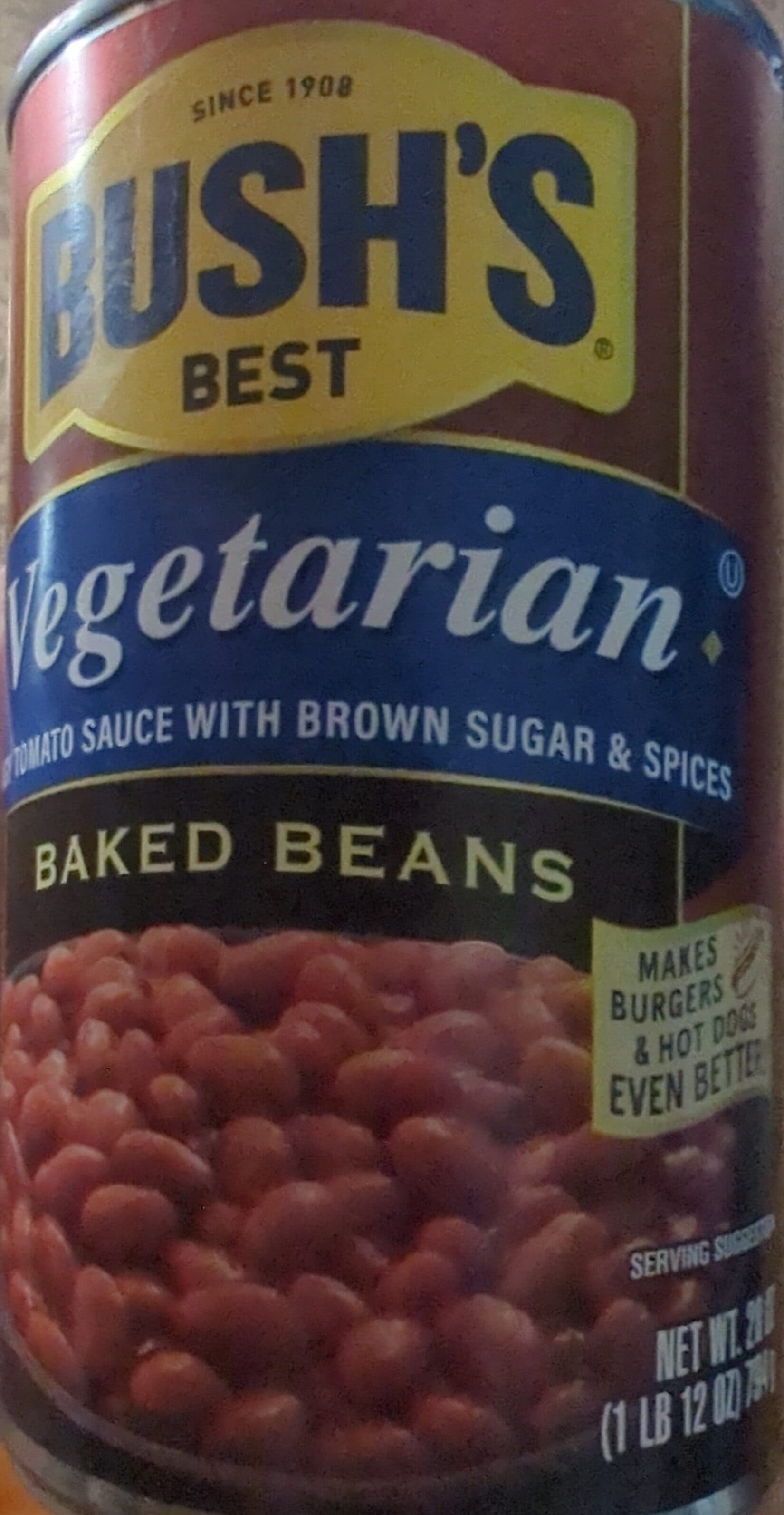 Bush's Best Vegetarian Baked Beans packshot