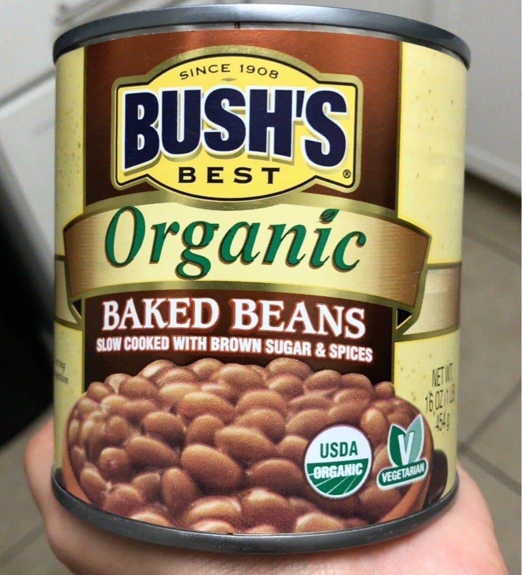 Bush's Best Organic Baked Beans packshot