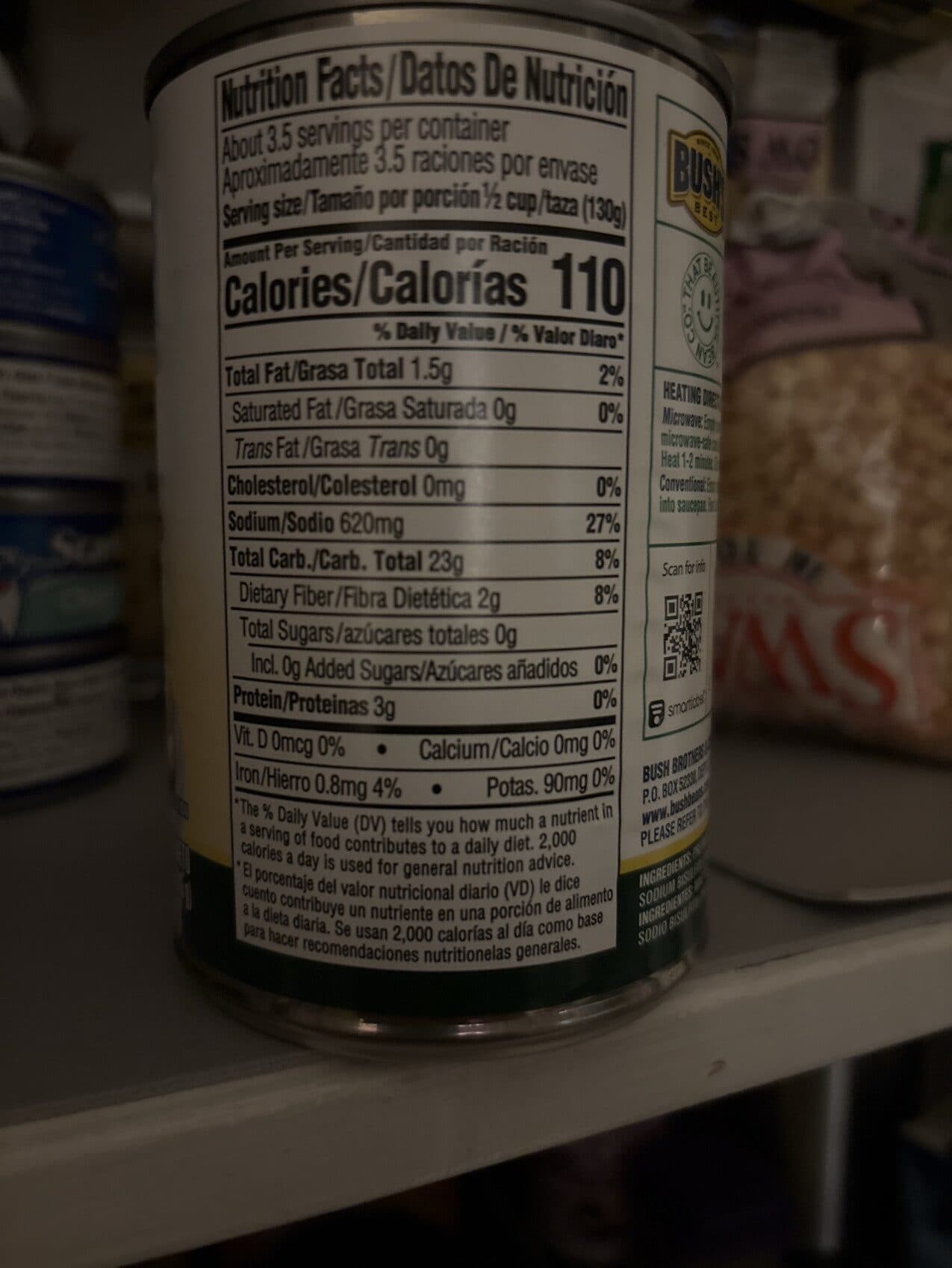 Bush's Best Golden Hominy packshot