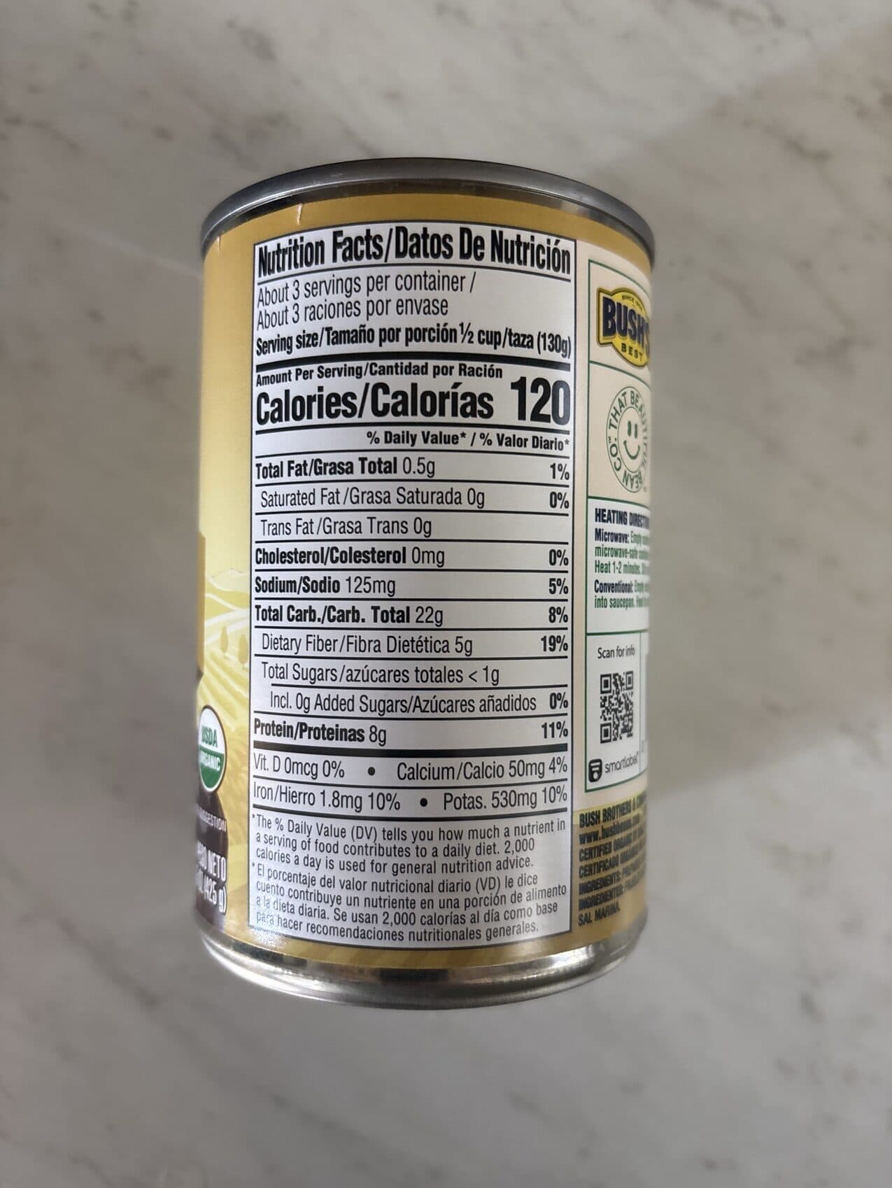 Bush's Best Bush’s Organic Black Beans packshot