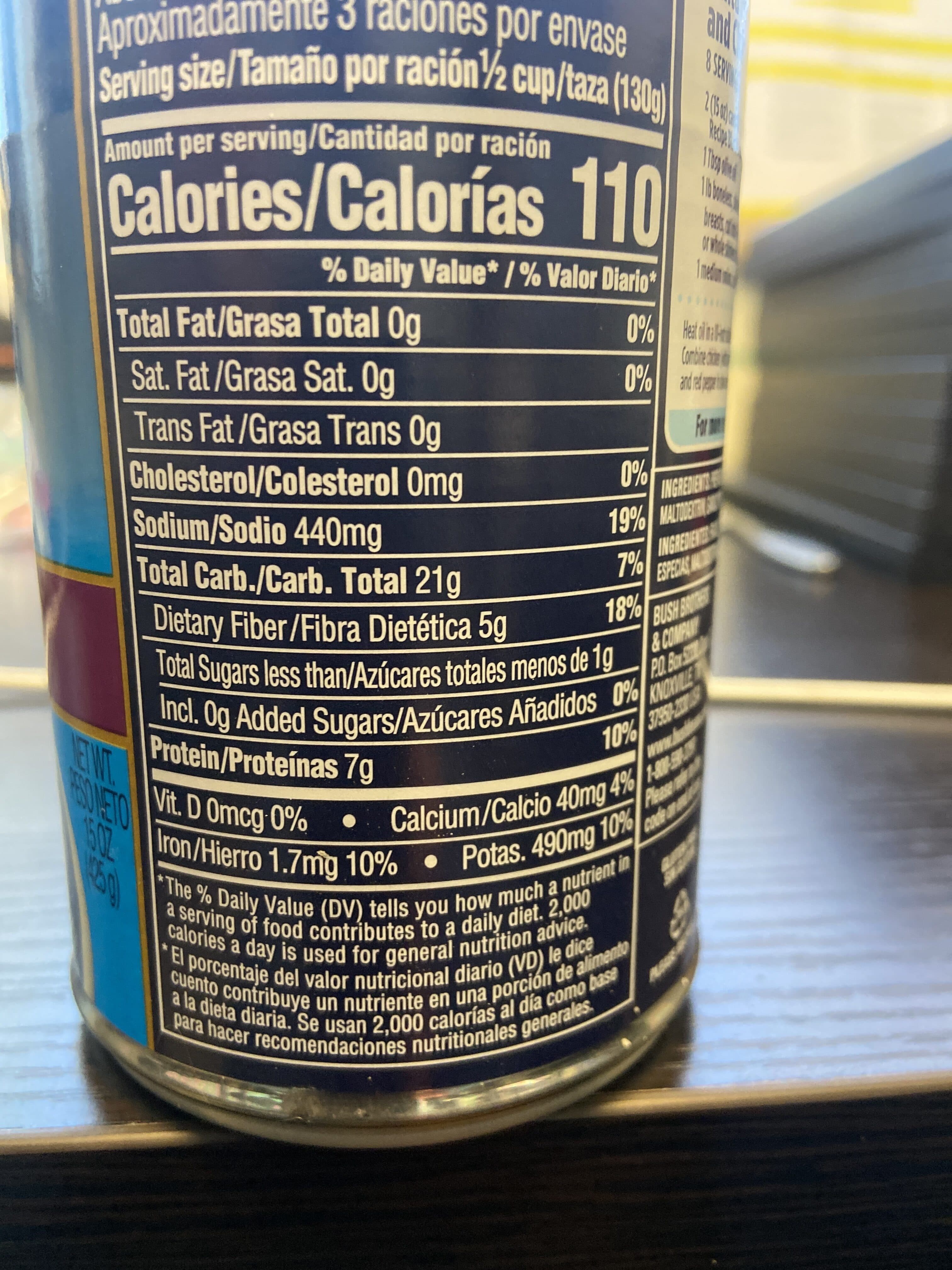 Bush's Best Black beans packshot