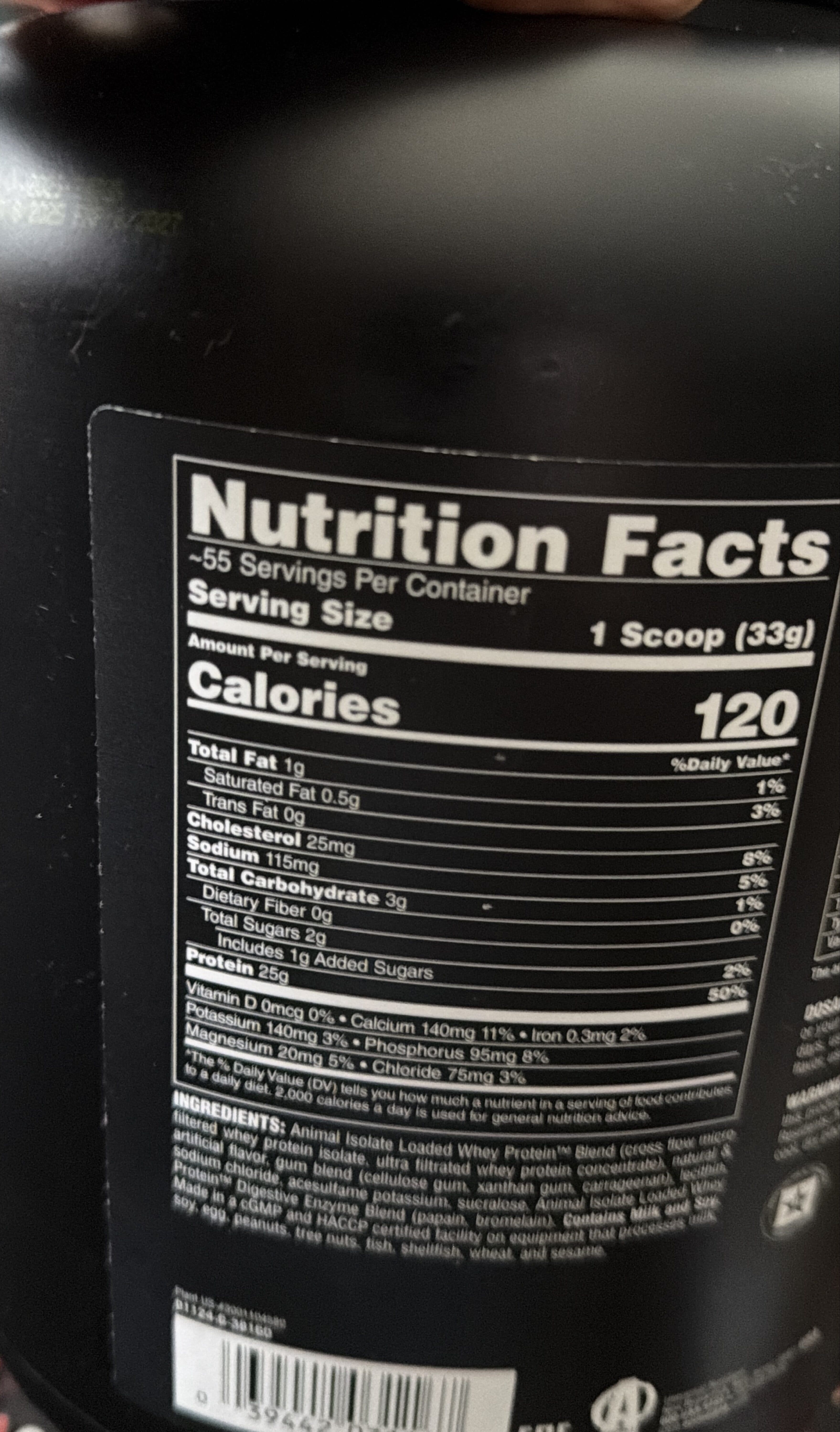 Animal Whey 4 LB (1814G) Vanille packshot