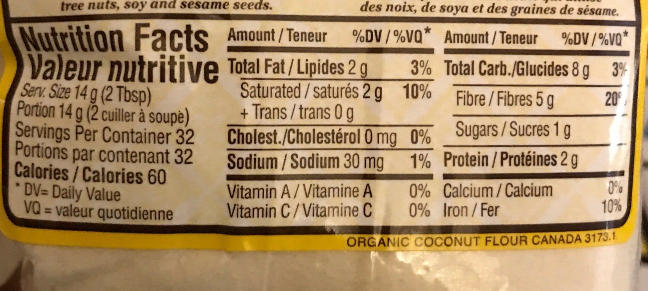 Bob's Red Mill Coconut flour packshot