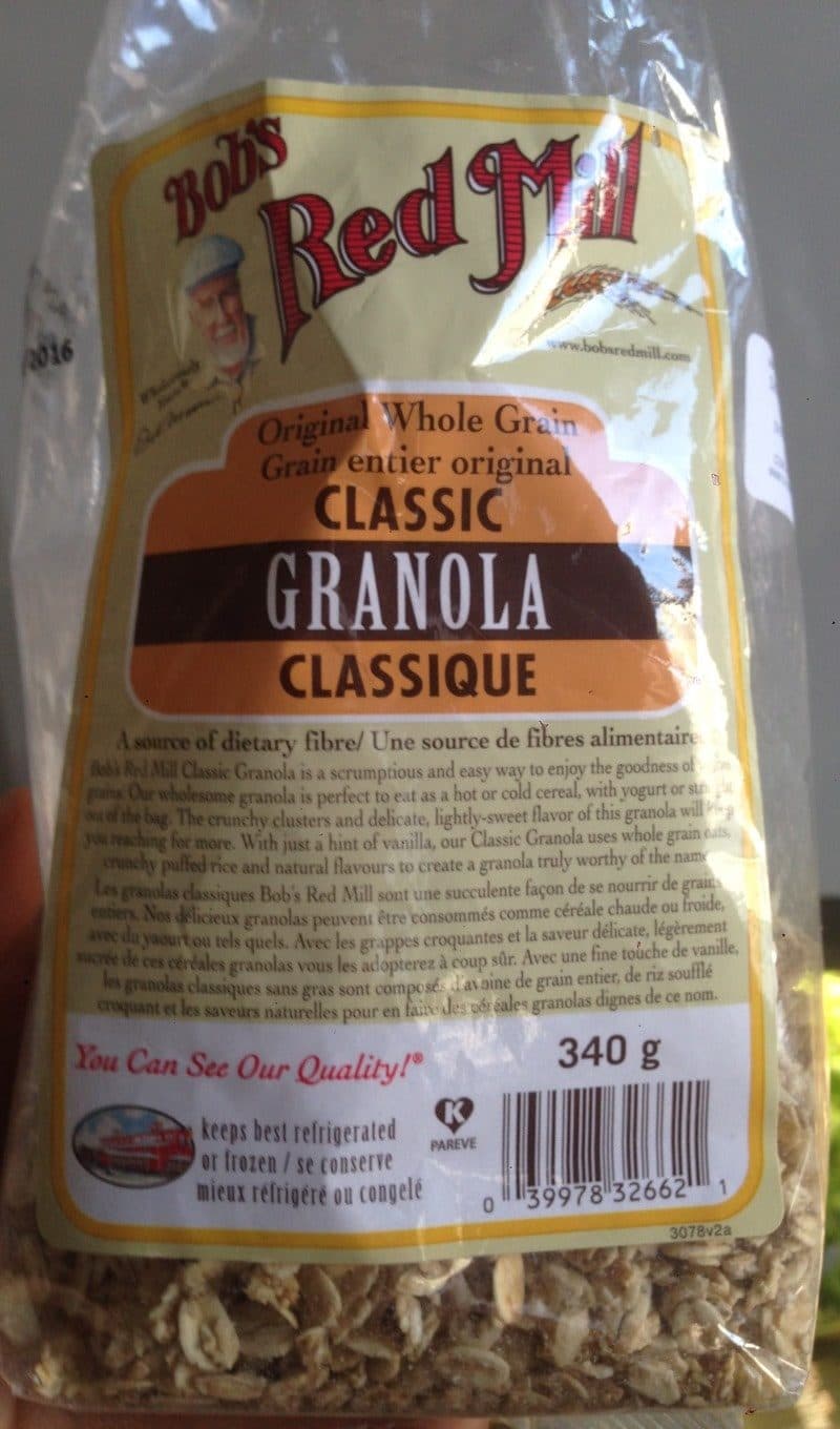 Bob's Red Mill Natural Food Bob's Red Mill Organic Whole Grain Natural Granola packshot