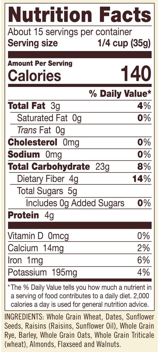 Bob's Red Mill Muesli Whole Grain Cereal packshot