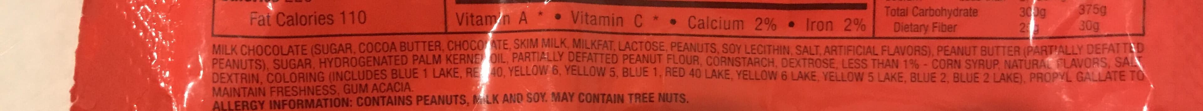 M&M's M&M's peanut butter packshot