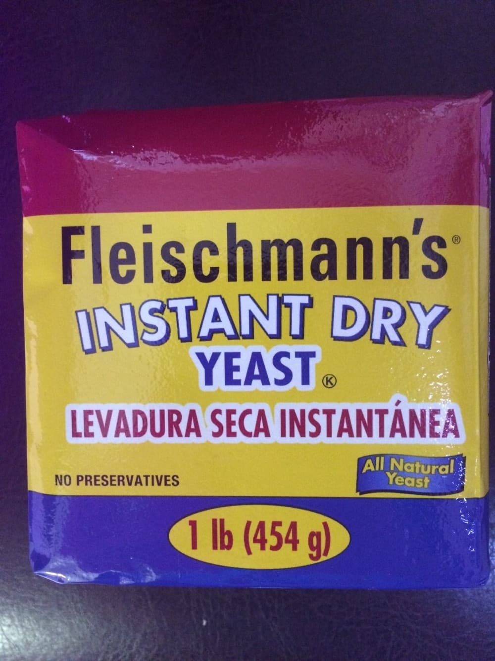 Fleischmann's Instant Dry Yeast packshot