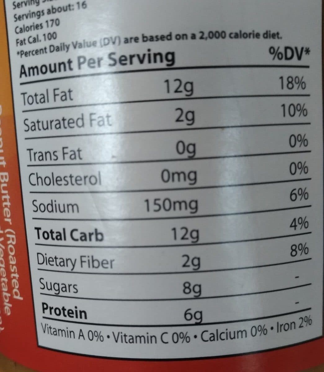 Open Food Facts Honey Peanut Butter packshot