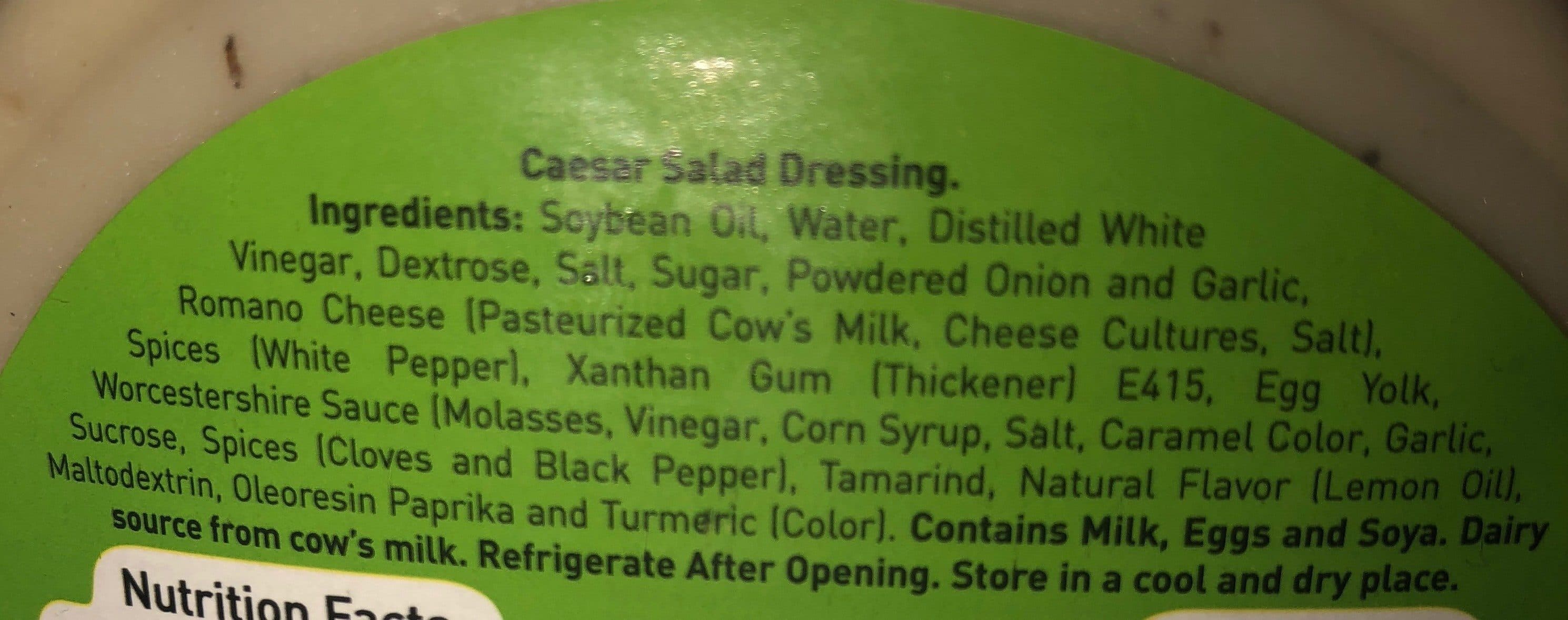 Open Food Facts Caesar salad packshot