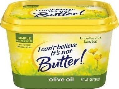 I can't believe it's not butter Olive oil vegetable oil spread packshot