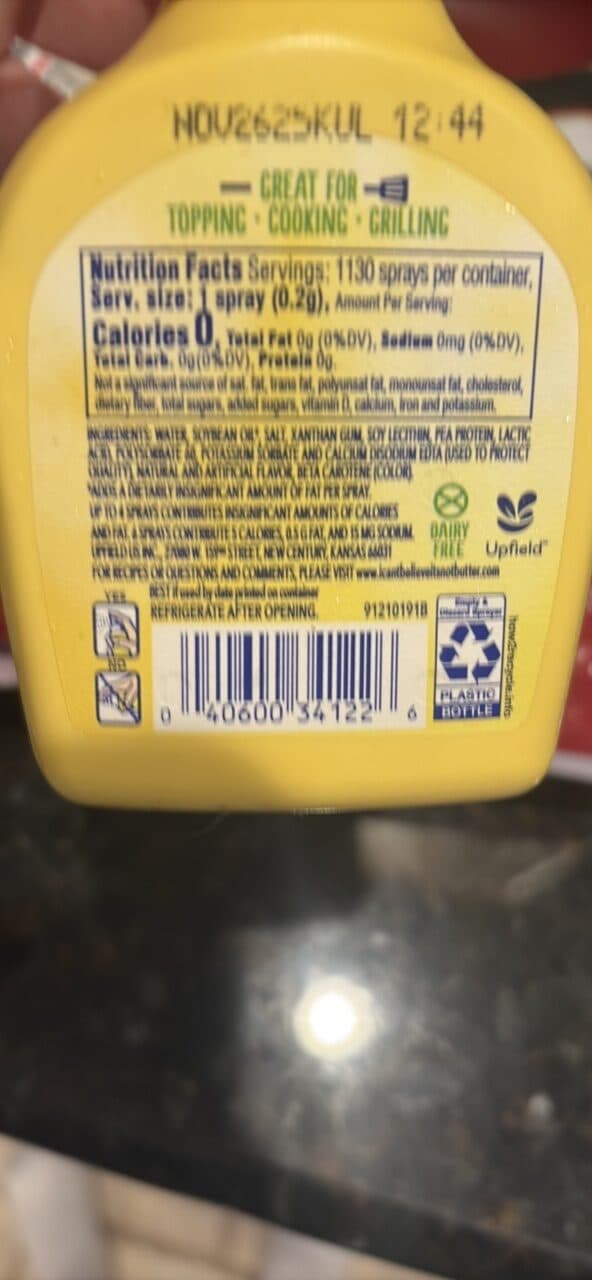 I can't believe it's not Butter! I can't believe it's not Butter! the ORIGINAL packshot