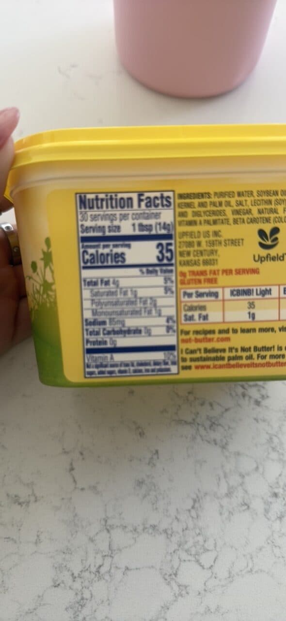 Nutrish Buttery Spread I can't Believe it's not Butter! Creamy! Light Buttery Spread 27% Oils packshot