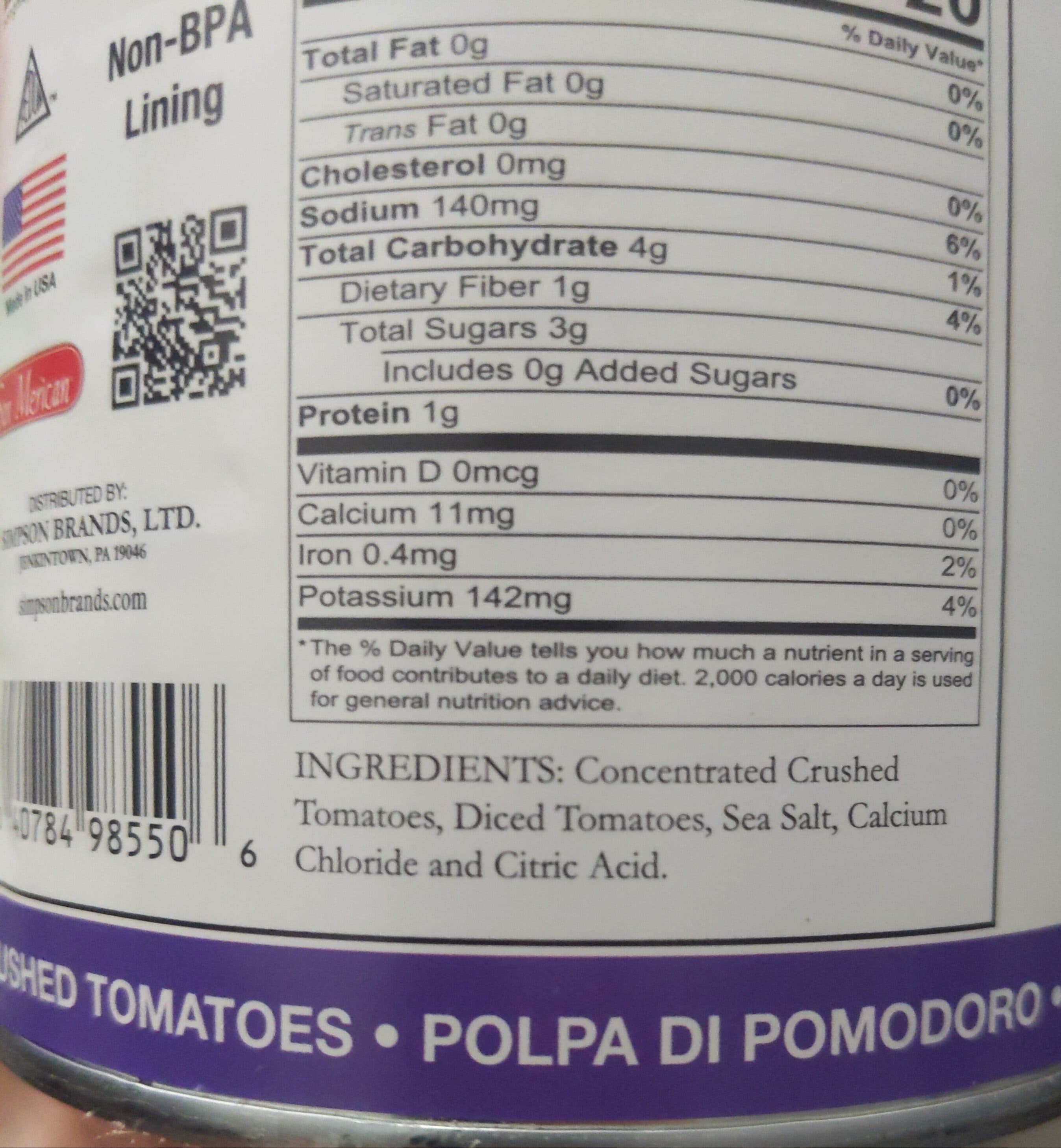 Smt Crushed Tomatoes packshot