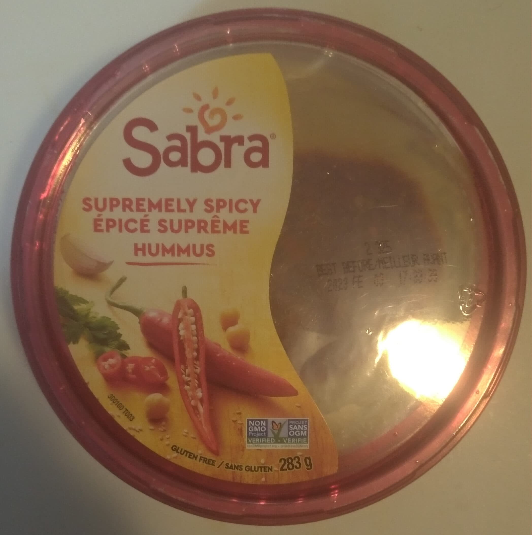 Sabra Supremely Spicy Hummus packshot