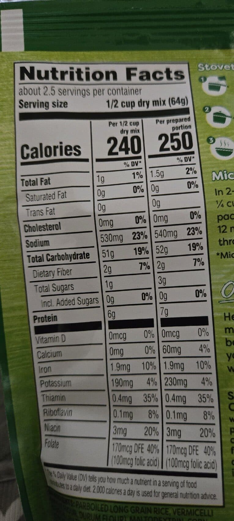 Unilever Rice & Pasta Blend In A Creamy Chicken Flavored Sauce With Other Natural Flavor packshot