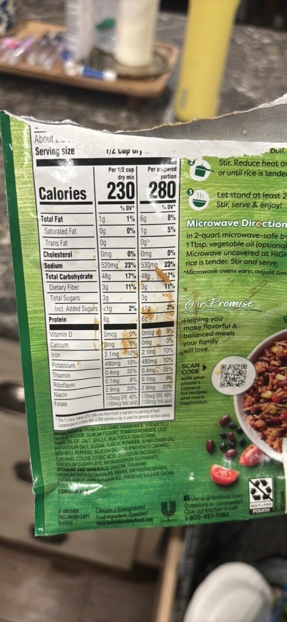 Knorr Spanish Rice packshot