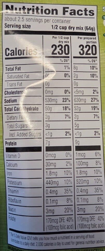Knorr broccoli and cheese rice packshot