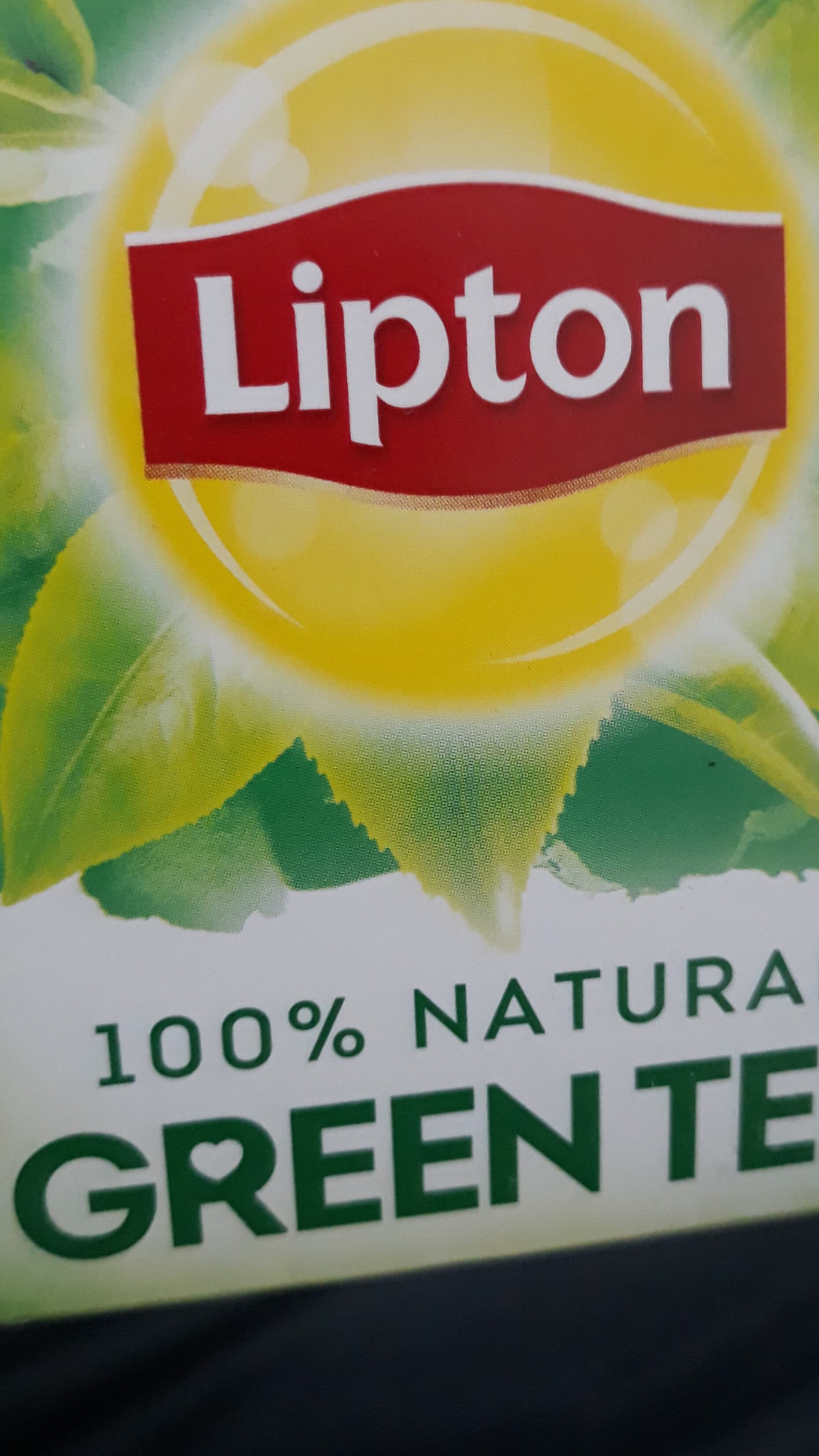 Lipton Pure Green Tea packshot