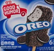 Good Humor Frozen Cookies and Creme Dessert Bar packshot