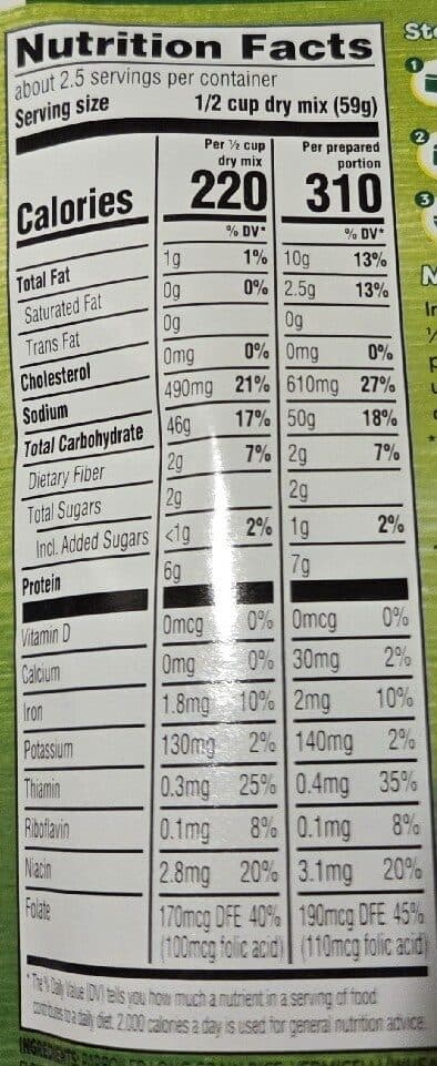 Unilever Rice & Pasta Blend In A Creamy Garlic And Parmesan Cheese Flavored Sauce With Other Natural Flavor packshot