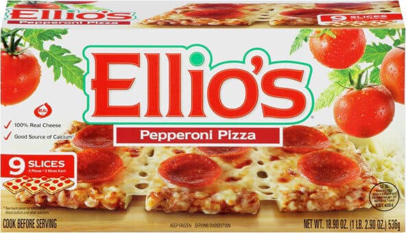 Ellio's Pepperoni Pizza packshot