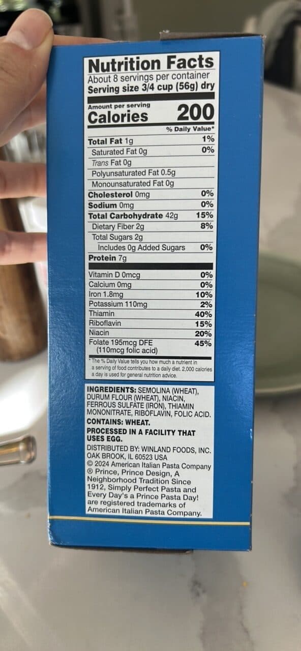 Prince Rigatoni packshot