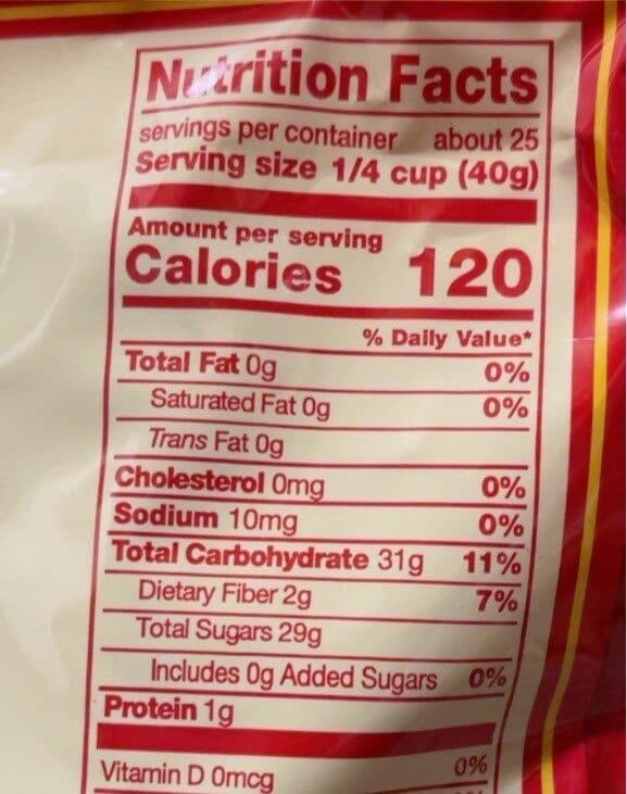 Sun-Maid Raisins packshot