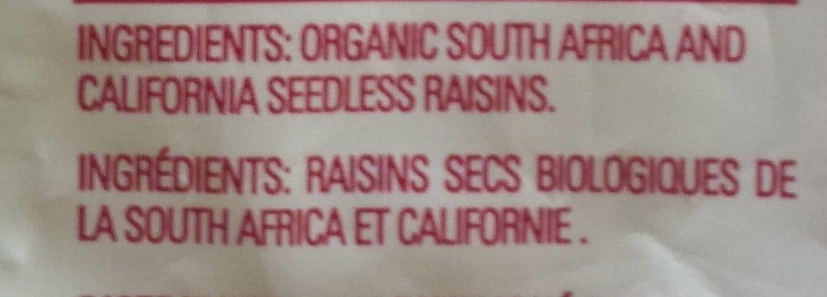 Sun Maid Raisins packshot