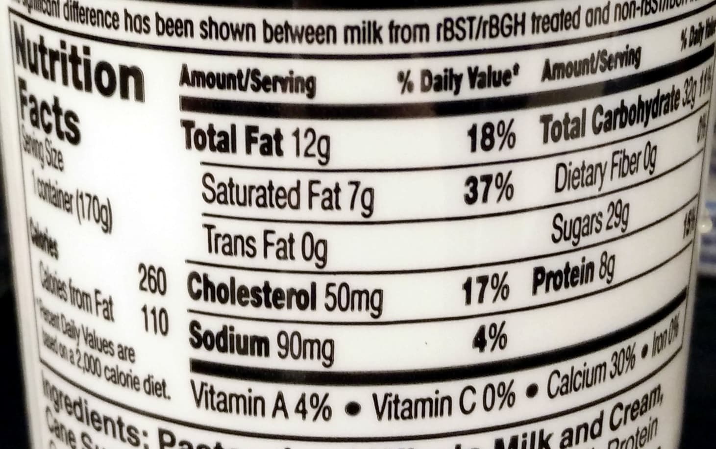 Liberté French Vanilla naturally flavored Yogurt packshot