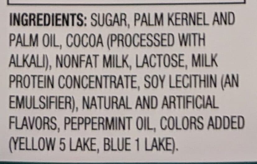 Andes CREME DE MENTHÉ THINS packshot