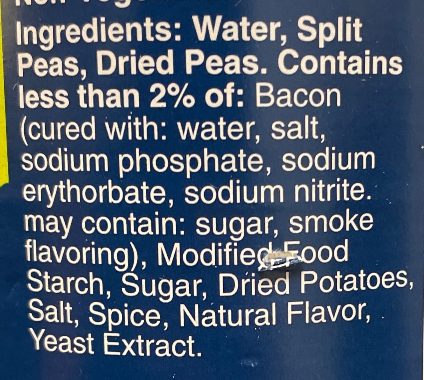 Progresso Green split pea packshot
