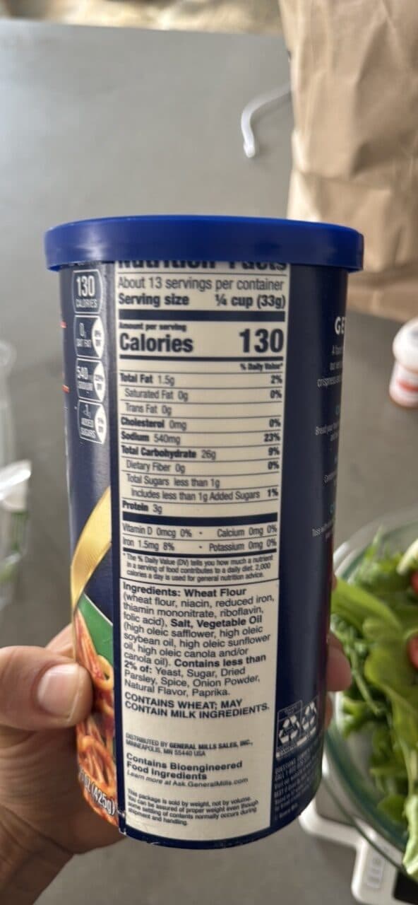 Progresso Bread Crumbs Italian Style packshot