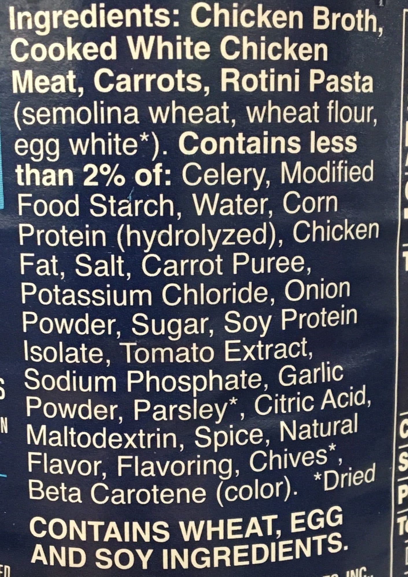 Progresso Hearty Chicken & Rotini Soup packshot