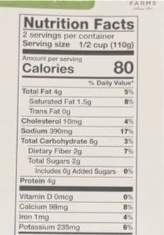 Seabrook Farms Farm Fresh Creamed Spinach packshot