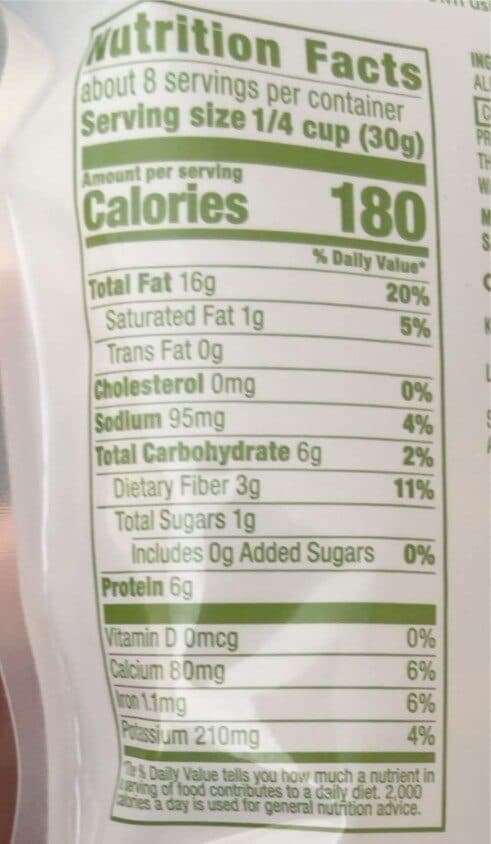 H-E-B Dry roasted almonds packshot