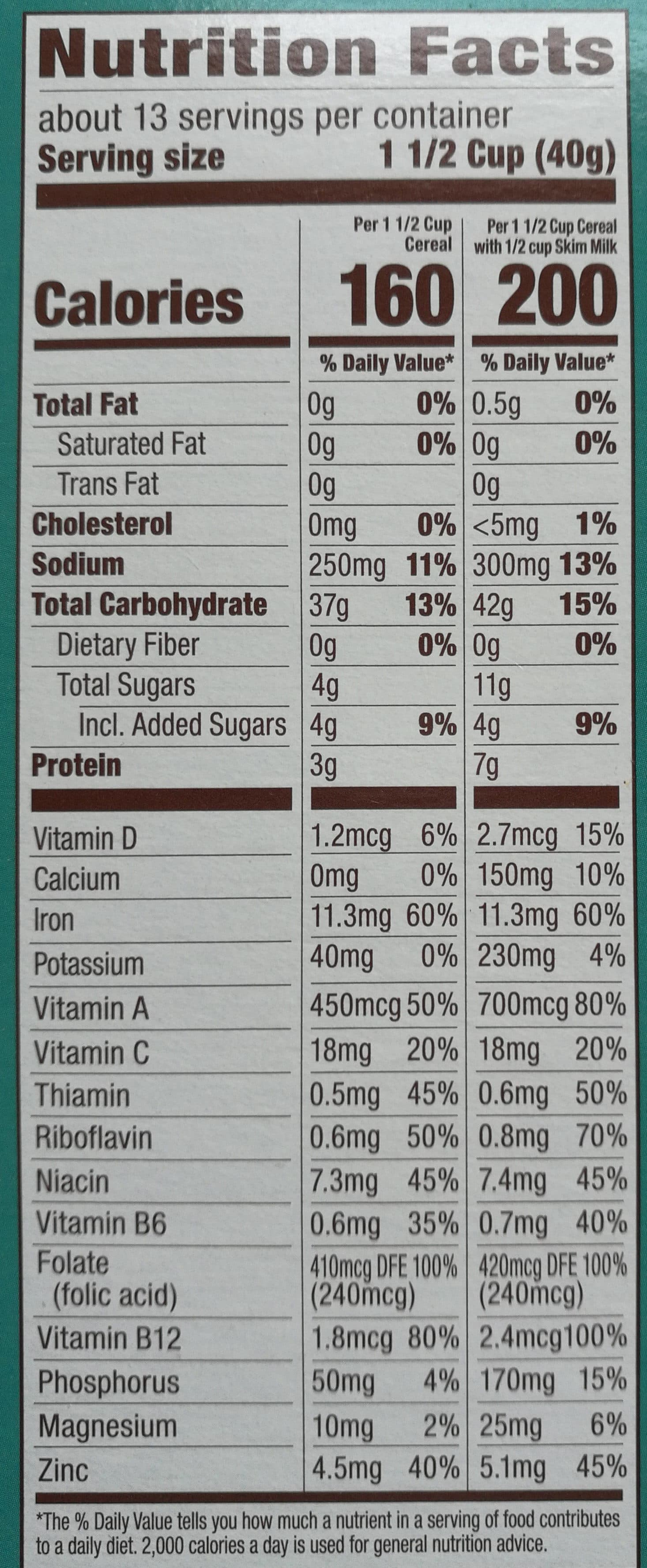 H-E-B Cereal packshot