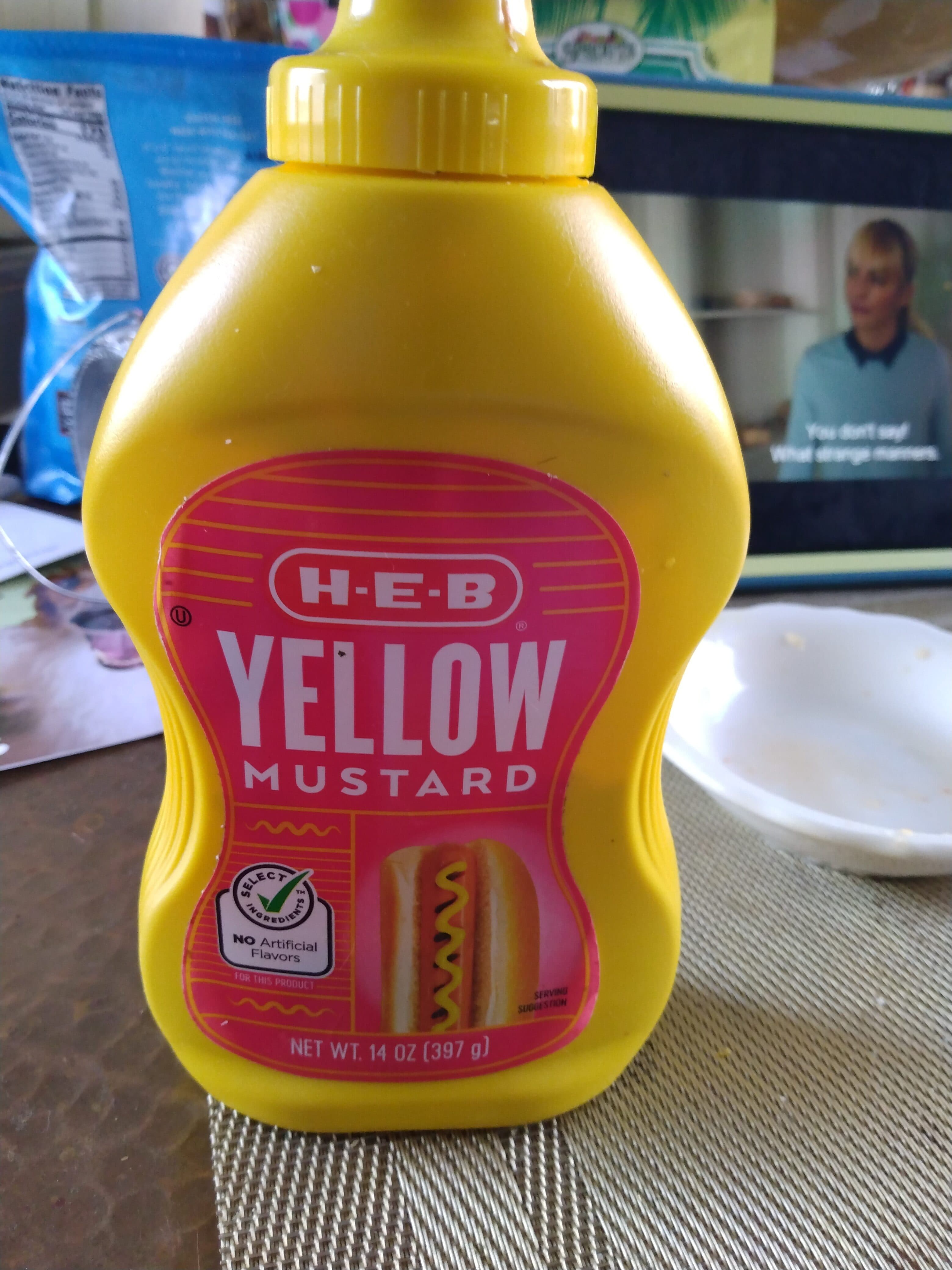 H-E-B Yellow Mustard packshot