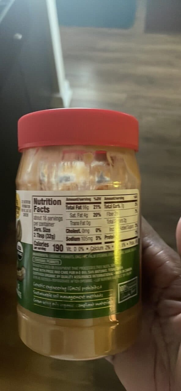 H-E-B Organics Creamy Peanut Butter Spread packshot
