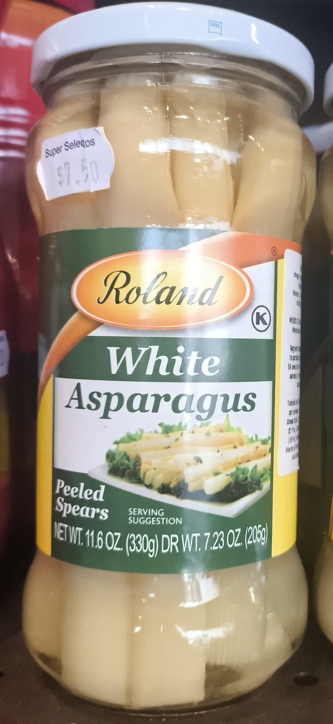 Roland White Asparagus packshot