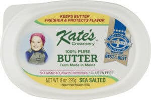 Kate's Butter sea salted packshot