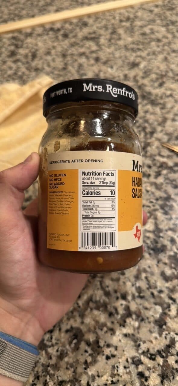 Mrs. Renfro's Habanero Salsa packshot