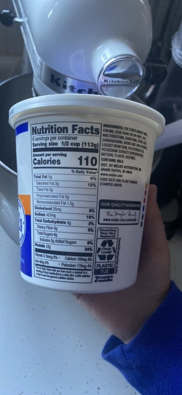 meijer Cottage Cheese Large Curd packshot