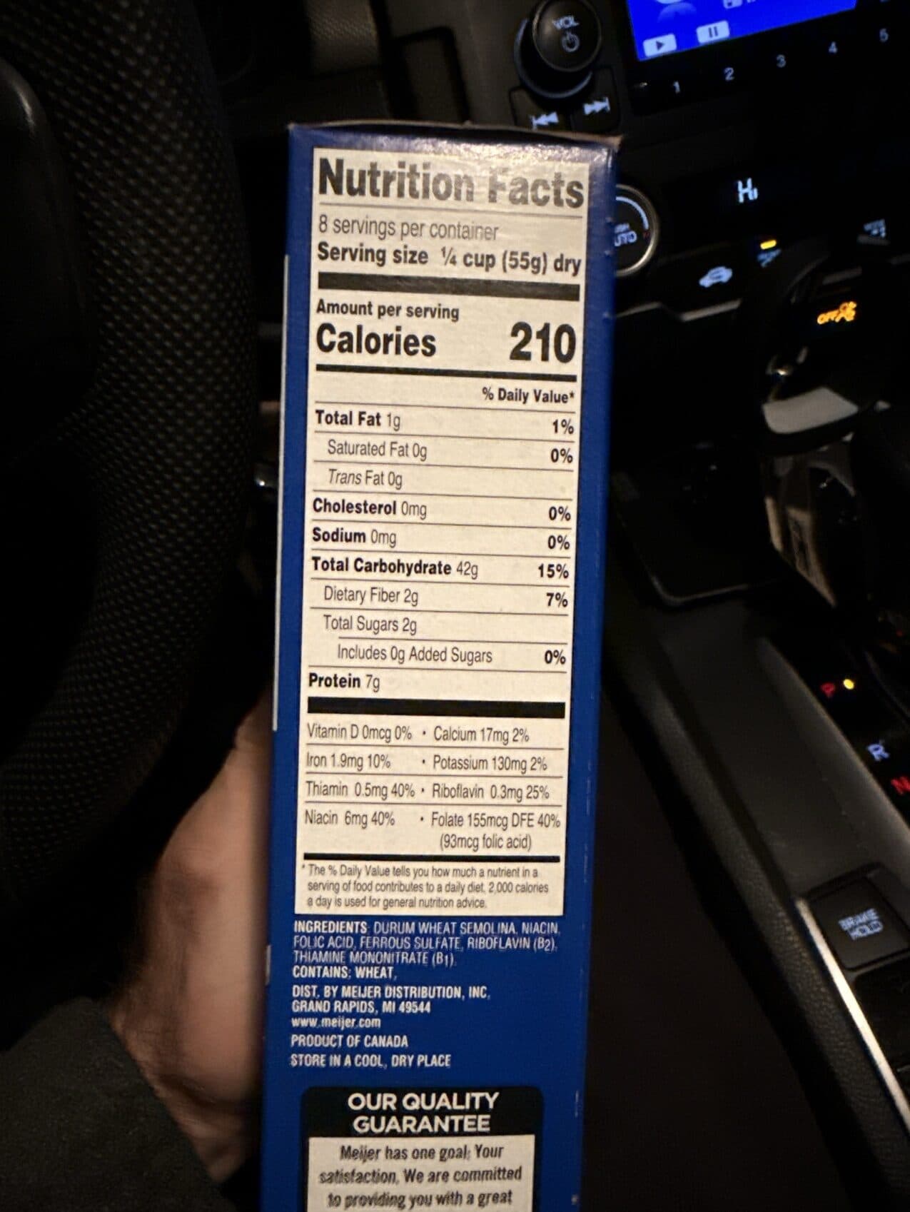 Meijer Elbow Macaroni packshot